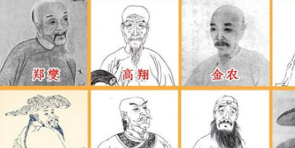 《游鱼图》：清代画家李方膺所作，现藏于故宫博物院