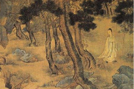 明代画家仇英《桃村草堂图》简介 现藏于北京故宫博物院