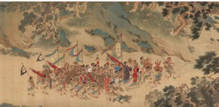 明代画家仇英《职贡图》简介 现藏于北京故宫博物院