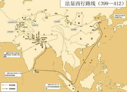 法显西行之路14载 回国时已经是八十白发老翁了